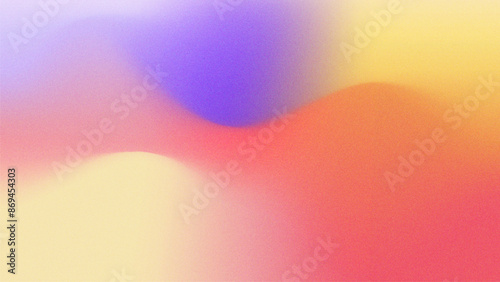 Abstract Colorful Grainy Soft Noise Design.