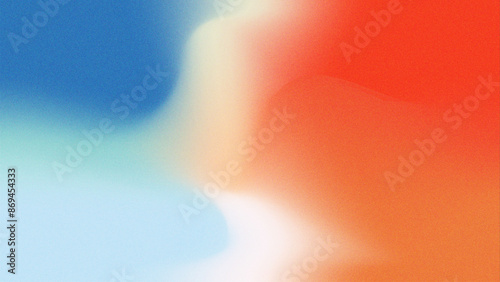 Abstract Colorful Grainy Soft Noise Design.