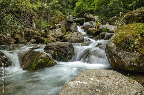 Gorges de Carançà in summer (Pyrénées Orientales, France)