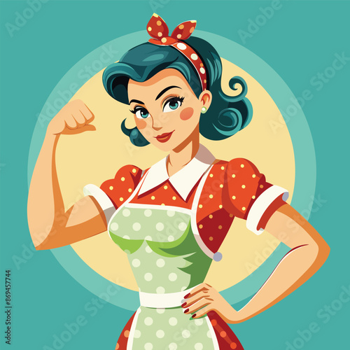 woman with cocktail. vintage retro young teenage blonde posing dramatic. Ai generate