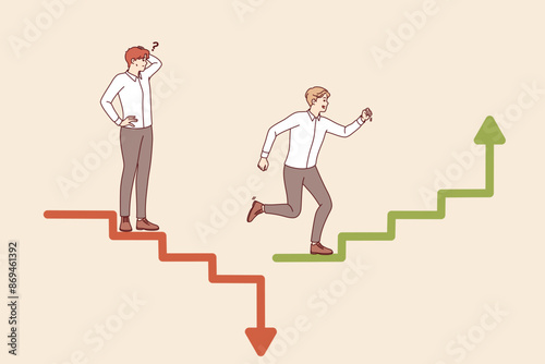 Business competition on investment exchange leads to loss of money or receipt of excess profits from competing men. Guy uses strategy to escape collapsing stock market during crisis.