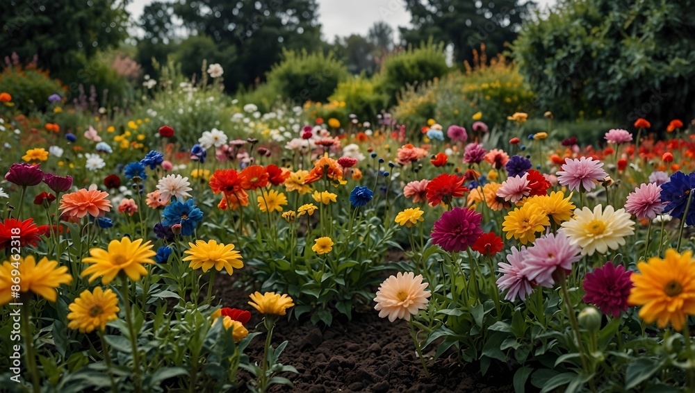 A garden where each flower blooms in a different color, telling the story of their unique journey ai_generated A garden where each flower blooms in a different color, telling the story of their unique journey ai_generated