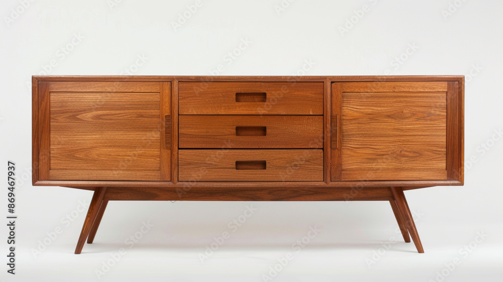 Mid-century modern sideboard with tapered legs Mid-century modern sideboard with tapered legs