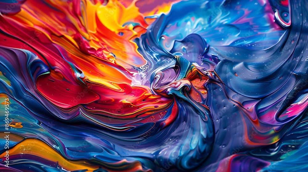 Mesmerizing swirls of bright pigments swirling together in a captivating symphony. Mesmerizing swirls of bright pigments swirling together in a captivating symphony.