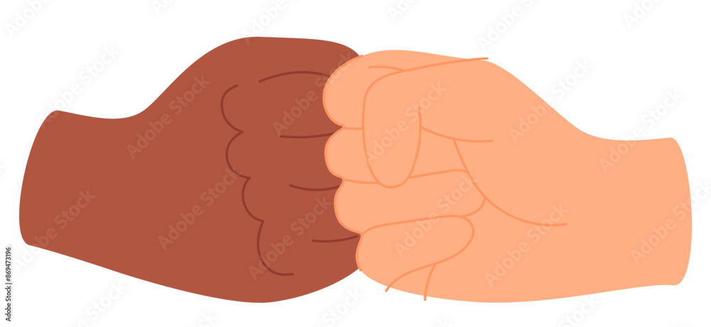 Team support concept. Group fist bump greeting. Two friends hands punch. Agreement, partnership, unity, solidarity. Team support concept. Group fist bump greeting. Two friends hands punch. Agreement, partnership, unity, solidarity.