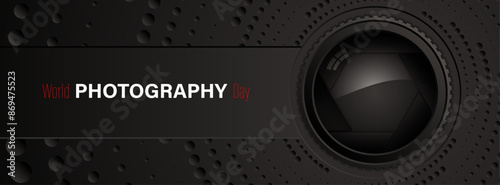 World photography day design, vector illustration