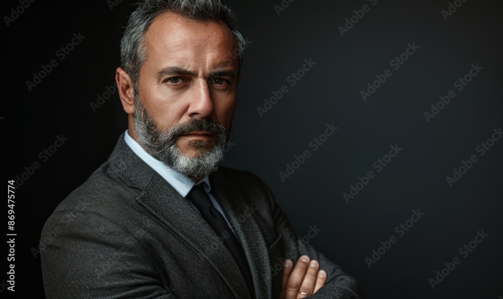 Man with a business suit, looking serious Man with a business suit, looking serious