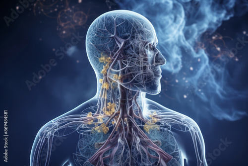 Digital Visualization of Human Nervous System and Lungs