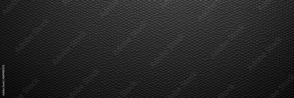 Obraz premium Black Leather Texture, Black plastic background texture material