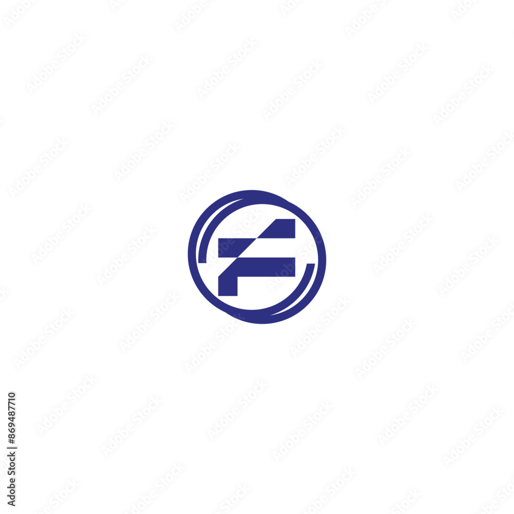Simple initial letter F logo concept design template Simple initial letter F logo concept design template