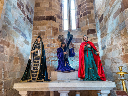 Interior of Catedral da Se, Se Cathedral at Silves, Portugal.