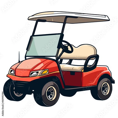 golf cart illustration