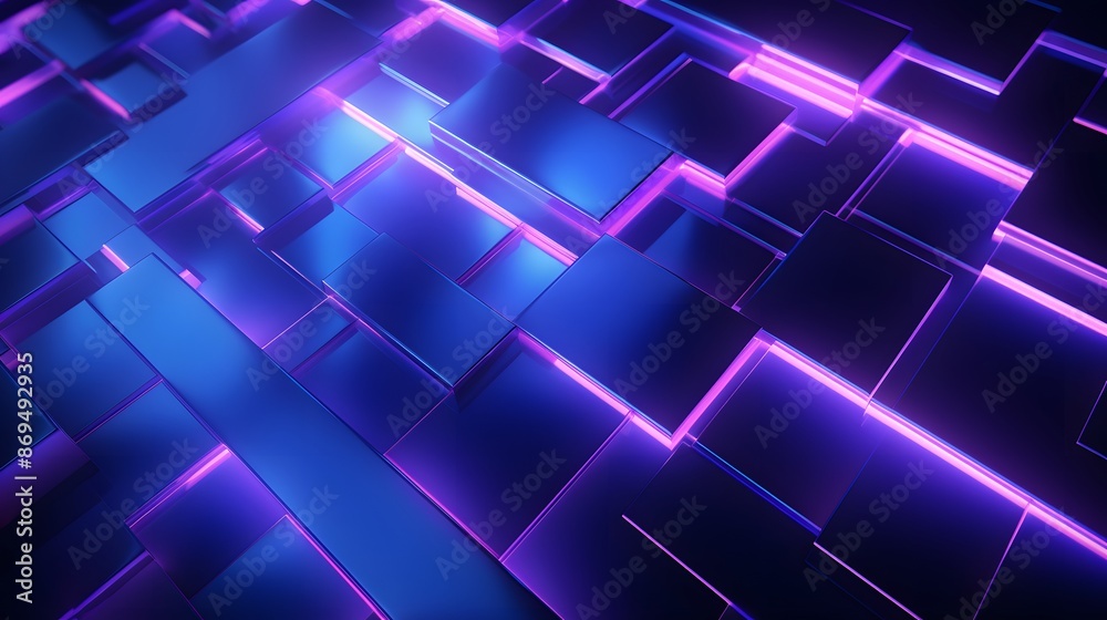 3d rendering of purple and blue abstract geometric background. Scene for advertising, technology, showcase, banner, game, sport, cosmetic, business, metaverse. Sci-Fi Illustration. Product display 3d rendering of purple and blue abstract geometric background. Scene for advertising, technology, showcase, banner, game, sport, cosmetic, business, metaverse. Sci-Fi Illustration. Product display
