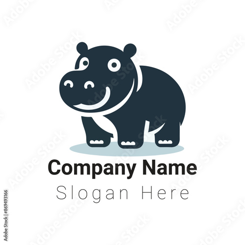 Hippopotamus Vector Design, Illustration