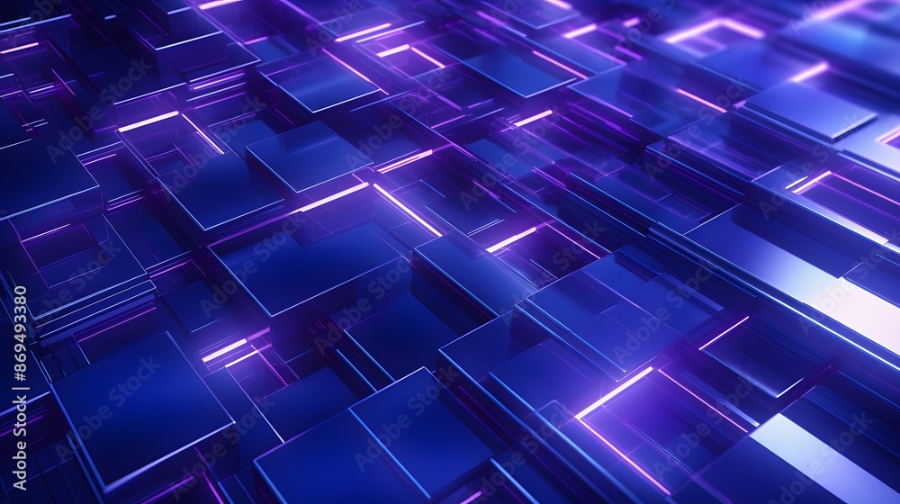 3d rendering of purple and blue abstract geometric background. Scene for advertising, technology, showcase, banner, game, sport, cosmetic, business, metaverse. Sci-Fi Illustration. Product display 3d rendering of purple and blue abstract geometric background. Scene for advertising, technology, showcase, banner, game, sport, cosmetic, business, metaverse. Sci-Fi Illustration. Product display
