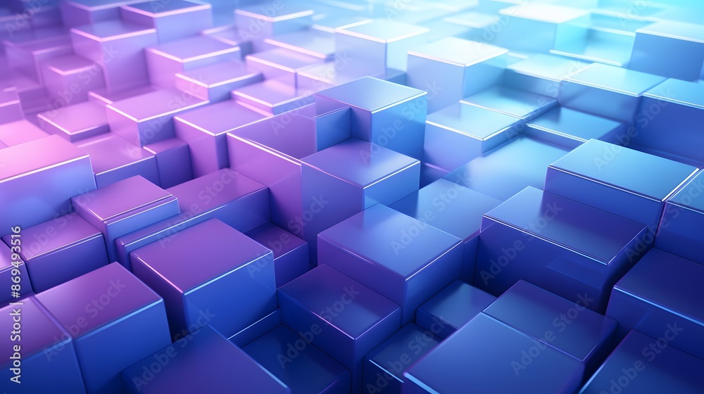 3d rendering of purple and blue abstract geometric background. Scene for advertising, technology, showcase, banner, game, sport, cosmetic, business, metaverse. Sci-Fi Illustration. Product display 3d rendering of purple and blue abstract geometric background. Scene for advertising, technology, showcase, banner, game, sport, cosmetic, business, metaverse. Sci-Fi Illustration. Product display