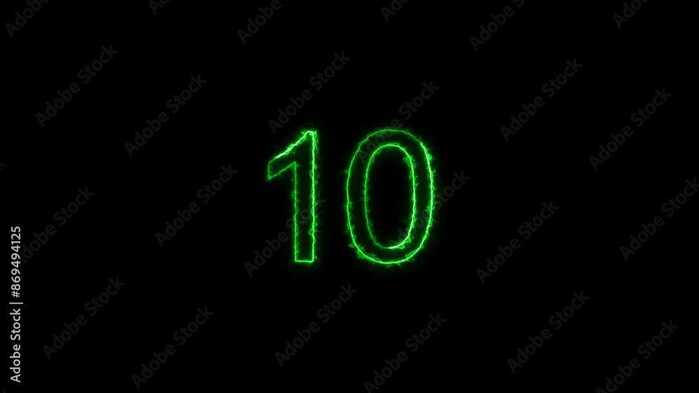 Abstract fire effect neon timer countdown 0 to 40 seconds animation background. Abstract fire effect neon timer countdown 0 to 40 seconds animation background.