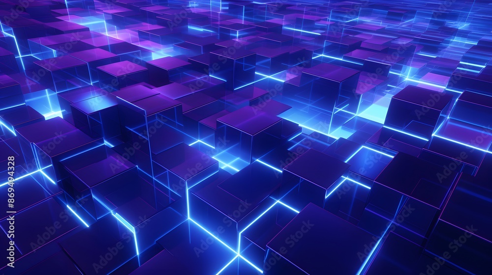 3d rendering of purple and blue abstract geometric background. Scene for advertising, technology, showcase, banner, game, sport, cosmetic, business, metaverse. Sci-Fi Illustration. Product display 3d rendering of purple and blue abstract geometric background. Scene for advertising, technology, showcase, banner, game, sport, cosmetic, business, metaverse. Sci-Fi Illustration. Product display