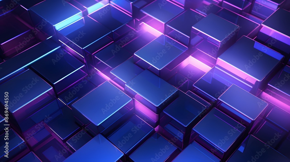 3d rendering of purple and blue abstract geometric background. Scene for advertising, technology, showcase, banner, game, sport, cosmetic, business, metaverse. Sci-Fi Illustration. Product display 3d rendering of purple and blue abstract geometric background. Scene for advertising, technology, showcase, banner, game, sport, cosmetic, business, metaverse. Sci-Fi Illustration. Product display
