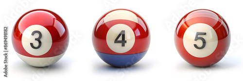 Numbers 3, 4, 5. Billiard Ball Alphabet: Pool-Themed Letters. Free Download Numbers 3, 4, 5. Billiard Ball Alphabet: Pool-Themed Letters. - GFXLoad