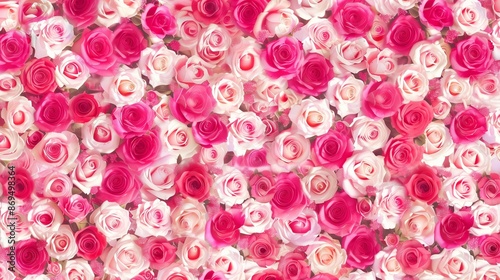 Feminine floral pattern of fresh roses background image. Gentle garden flowers wedding bouquet photo backdrop wallpaper realistic. Festive ornament beauty concept photorealistic