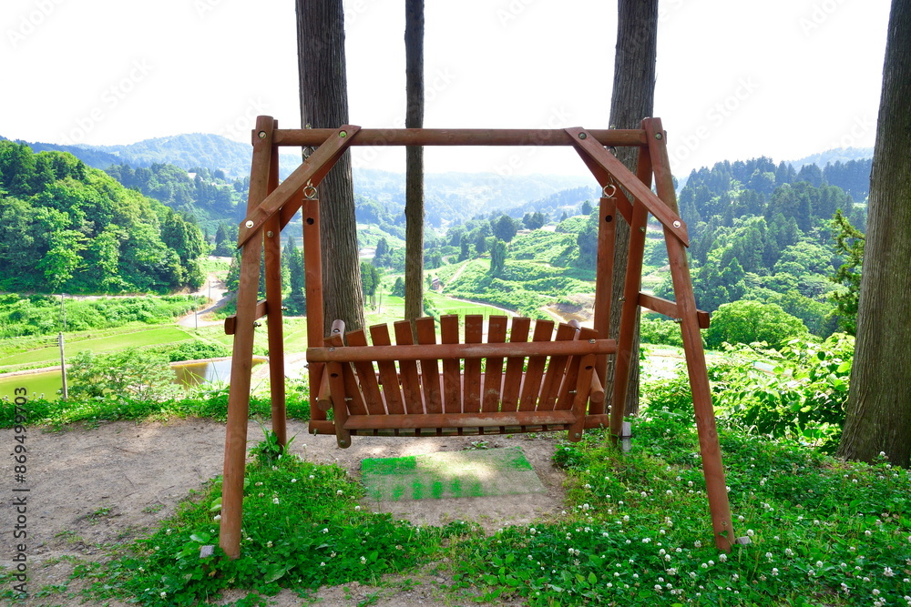 山古志のにこにこ広場 ブランコ(新潟県) 山古志のにこにこ広場 ブランコ(新潟県)