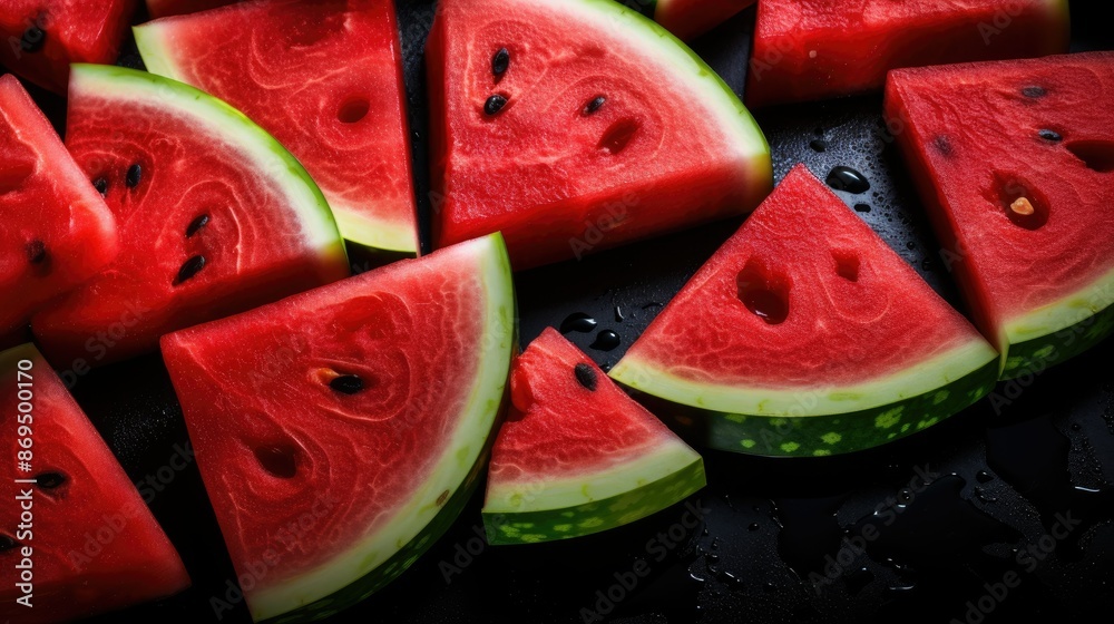 watermelon slices watermelon slices
