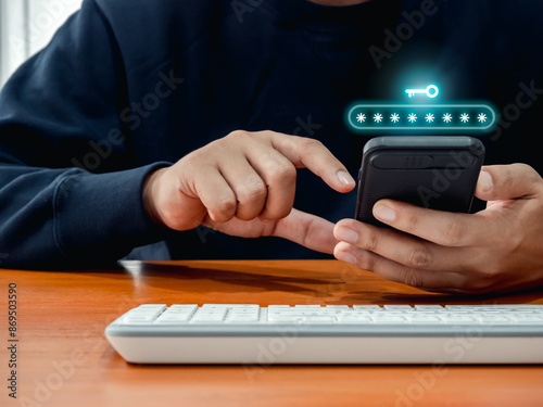 Obraz na plátně Two factor authentication or 2FA concept