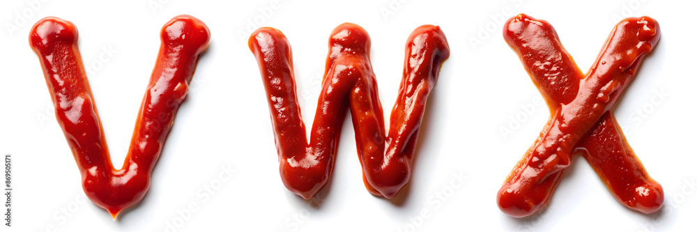Letters V, W, X. Ketchup Alphabet: Saucy and Fun Letters. Letters V, W, X. Ketchup Alphabet: Saucy and Fun Letters.