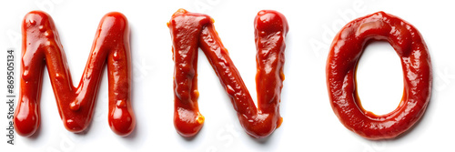 Letters M, N, O. Ketchup Alphabet: Saucy and Fun Letters.