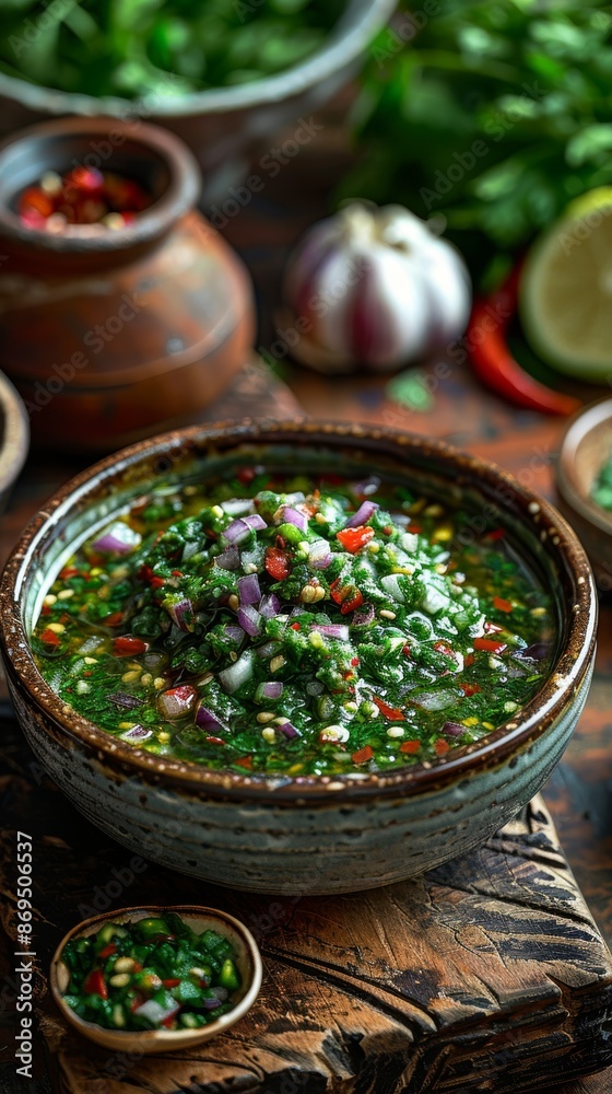 Chimichurri Sauce in a Pot Chimichurri Sauce in a Pot