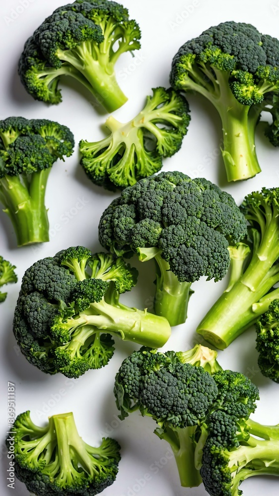 broccoli isolated on white background broccoli isolated on white background