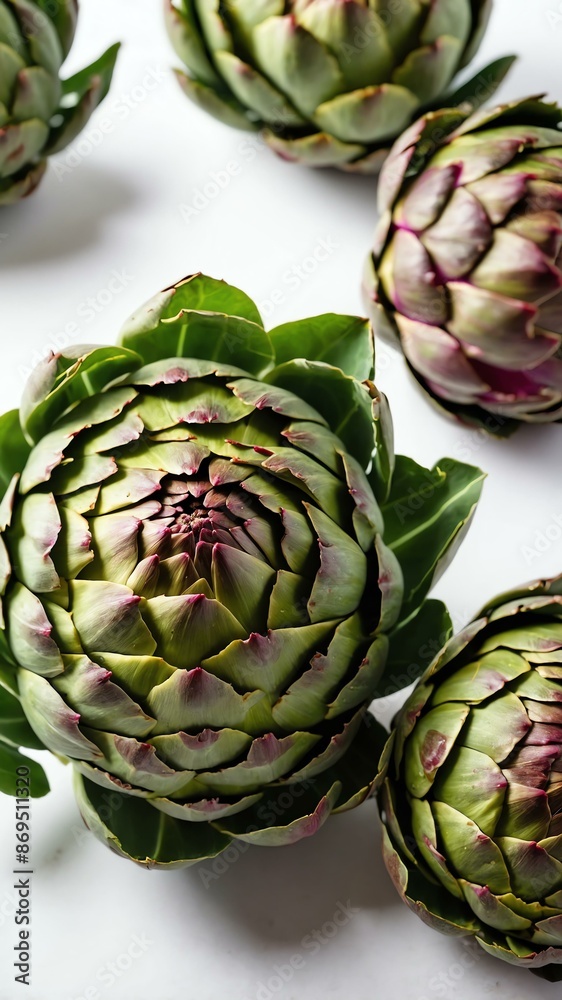 Obraz premium artichoke isolated on white background