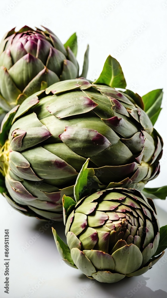 Fototapeta premium artichoke isolated on white background