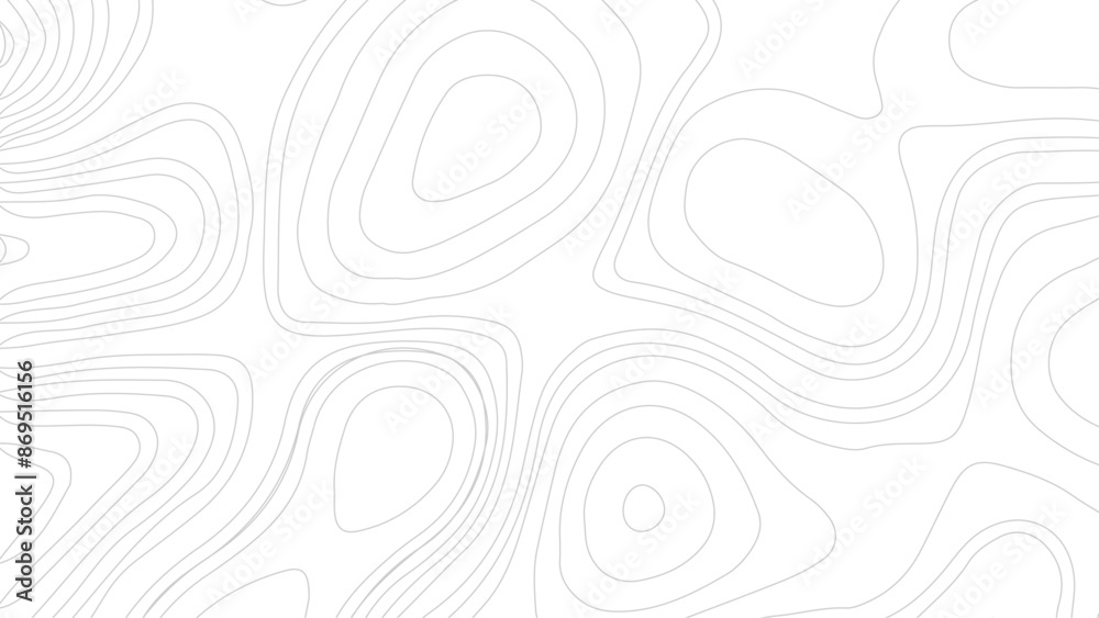 Gray on white contours vector topography stylized height of the lines. Contour maps. Vector design Gray on white contours vector topography stylized height of the lines. Contour maps. Vector design