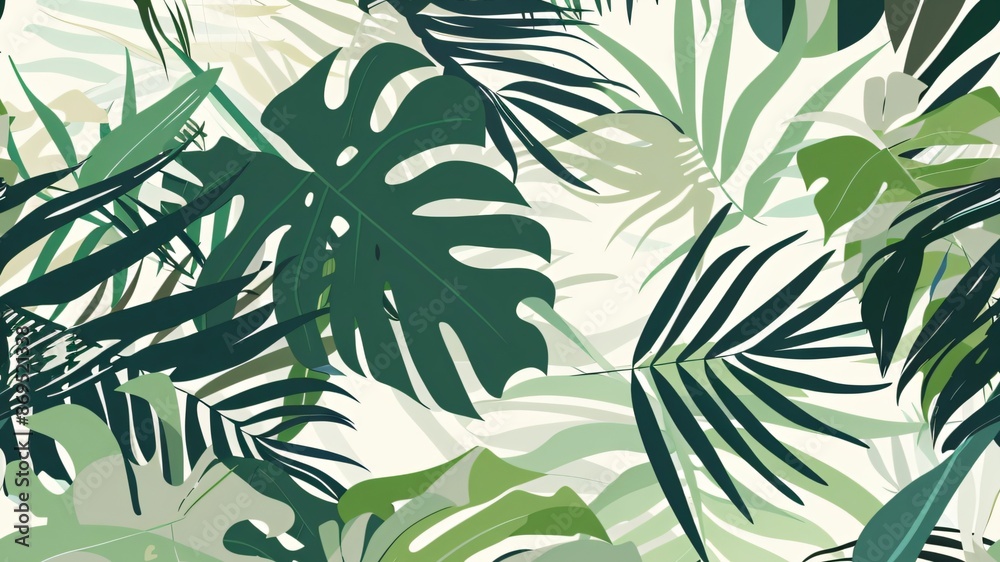 seamless background with bamboo leaves seamless background with bamboo leaves