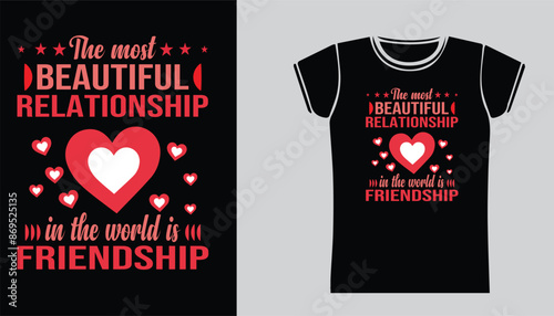 Friends ship day typography free vector files