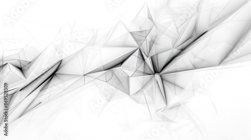 Obraz na płótnie abstract geometric design overlay with lines and triangles, isolated transparent background w salonie