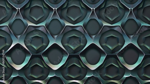 dark grey and jade seamless, geometric design with a subtle gradient in the background 