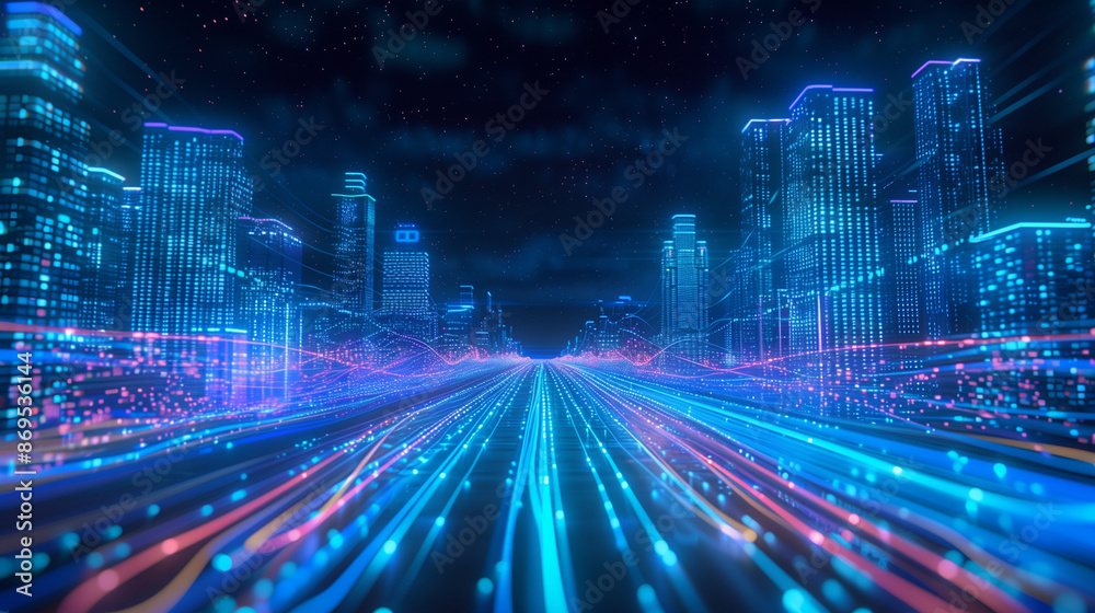 Fototapeta premium style trapcode form, particule form effect