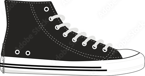 Casual Sneaker Shoes Illustration