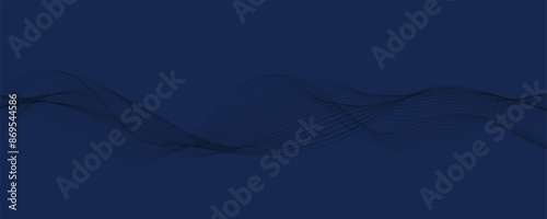 Abstract blue background with waves