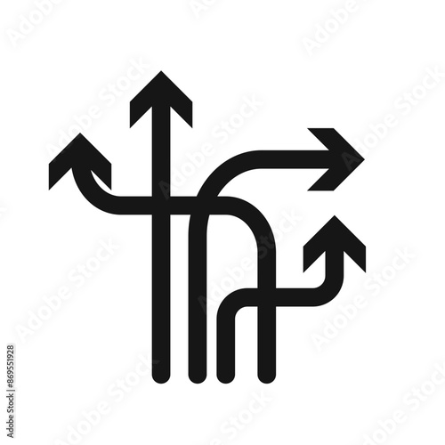 Flexibility icon Black line art vector