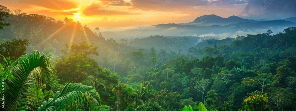 August in the Southeast Asian Jungle: A Lush Green Oasis of Flora and ...