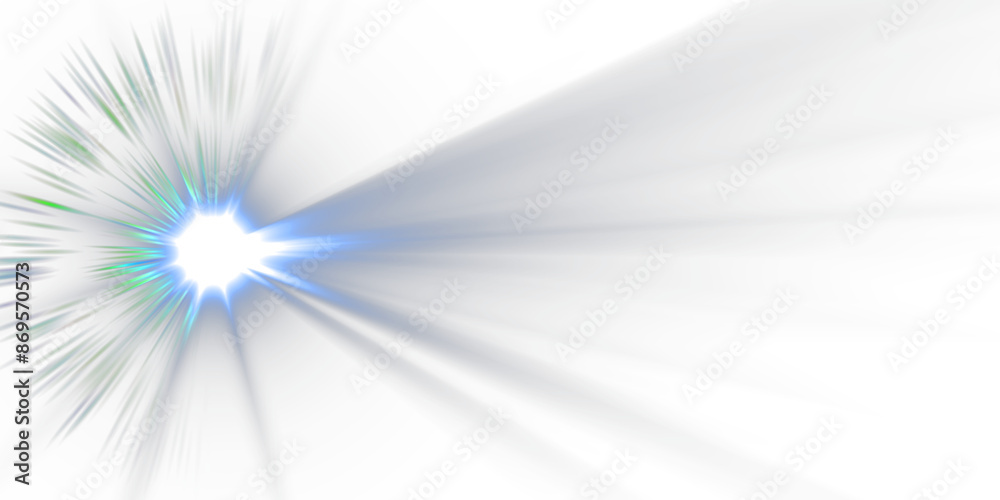 Glow effect. Star sparkles on a transparent background. Light Effects, lens flares, Sun flash with rays or spotlight and bokeh. Glow flare light effect.
