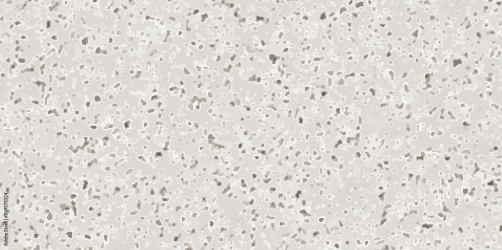 Obraz premium Abstract brown and white quartz terrazzo marble tile background. Terrazzo stone mosaic texture. quartz surface for bathroom or kitchen countertop. marble texture design terrazzo texture.