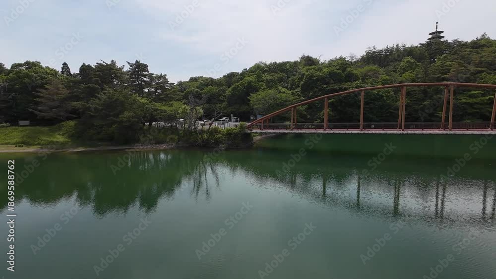三重県 いなべ公園の風景 FPVドローン空撮 三重県 いなべ公園の風景 FPVドローン空撮