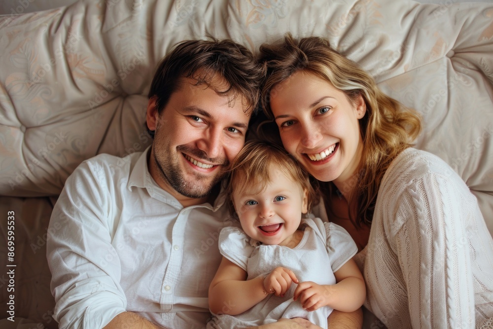 happy family enjoying together happy family enjoying together