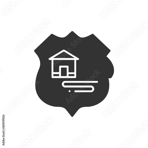 Set of Silhouette web hosting Icons. Vector Illustration isolated on white background.