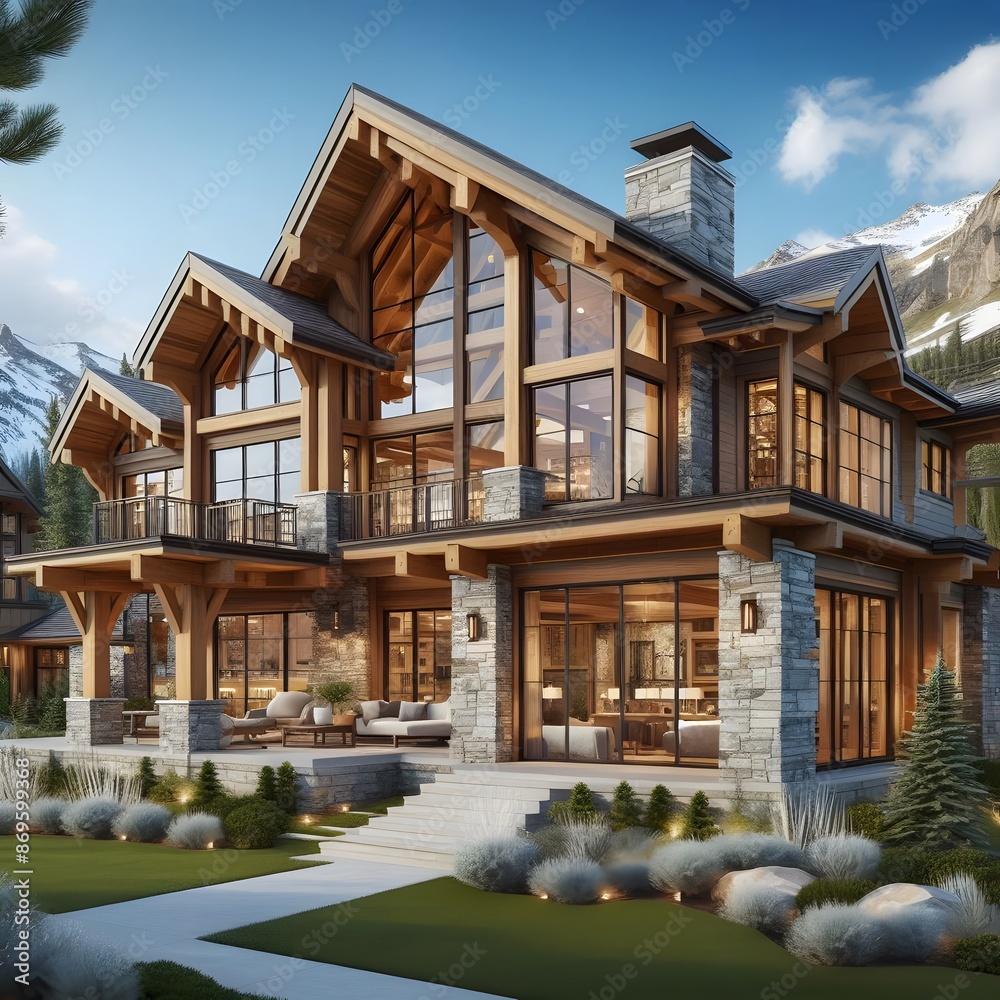 Modern Home Model Stylish Architectural Design & Interior Inspiration Microstock Image Modern Home Model Stylish Architectural Design & Interior Inspiration Microstock Image